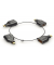 Adapterring, 4 x USB-C > VGA/HDMI/ miniDP/DP